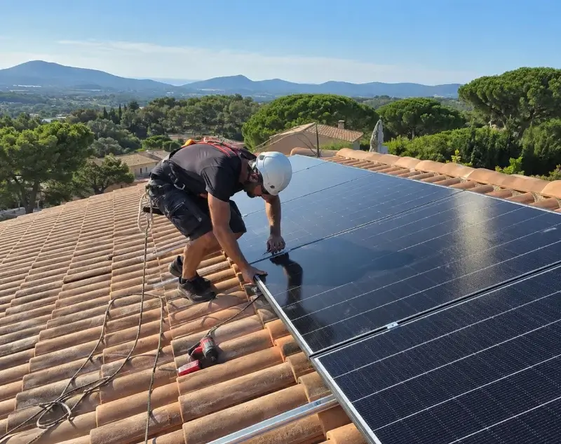 Installateur panneaux solaires Le Soler — pose photovoltaïque sur toiture