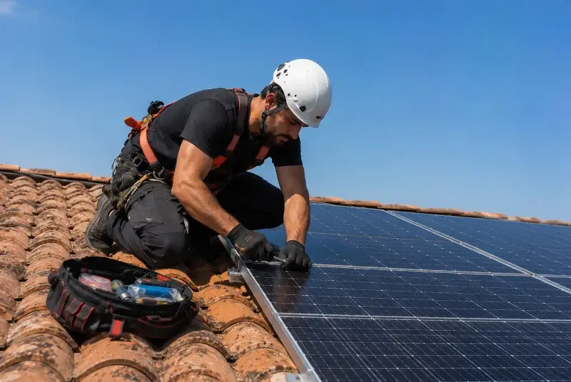 Maintenance et monitoring de panneaux solaires au Soler