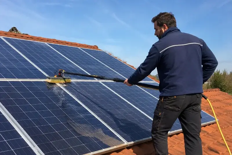 Nettoyage et entretien de panneaux solaires au Soler