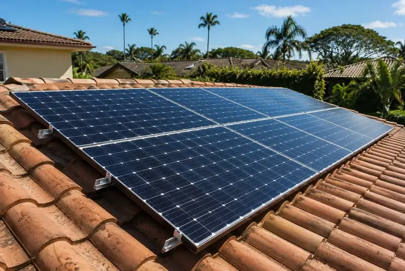 Installation de panneaux solaires au Soler
